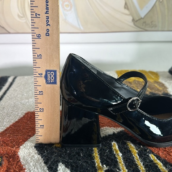 NWOB Women’s Rachel Zoe Block Heel Mary Jane Shoe Livia black 6.5 - Picture 11 of 16